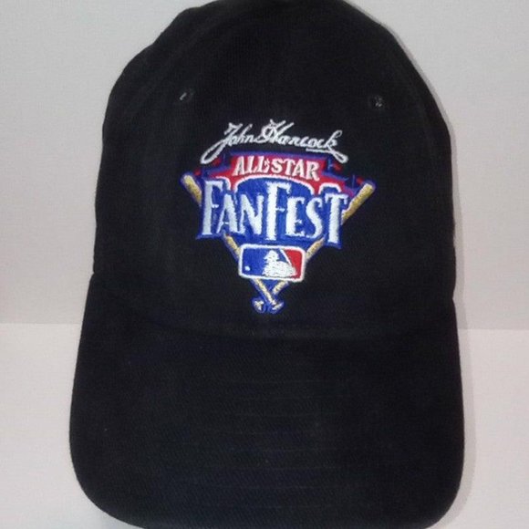 New Era John Hancock Logo All Star MLB Fanfest Black OSFA USA Made Baseball Hat - Picture 1 of 7